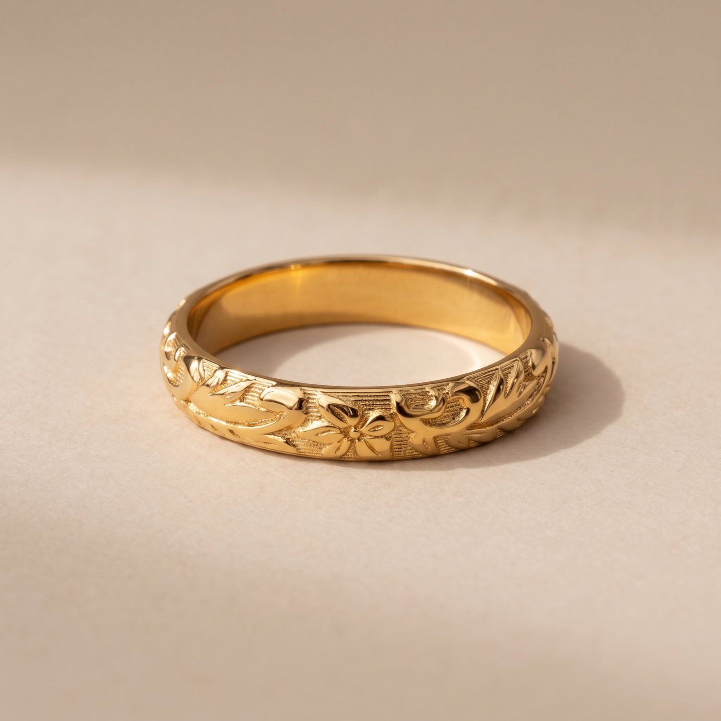Asea Bloom Sculpted Ring — front view