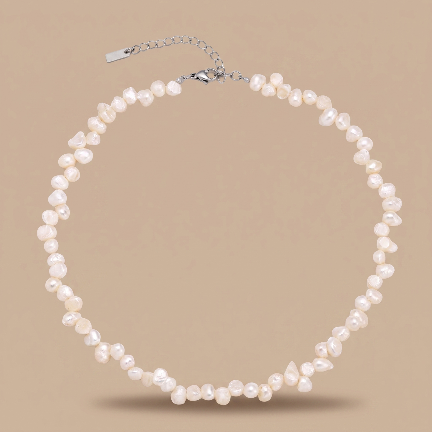 Asea Sunchaser Pearl Choker — Silver color