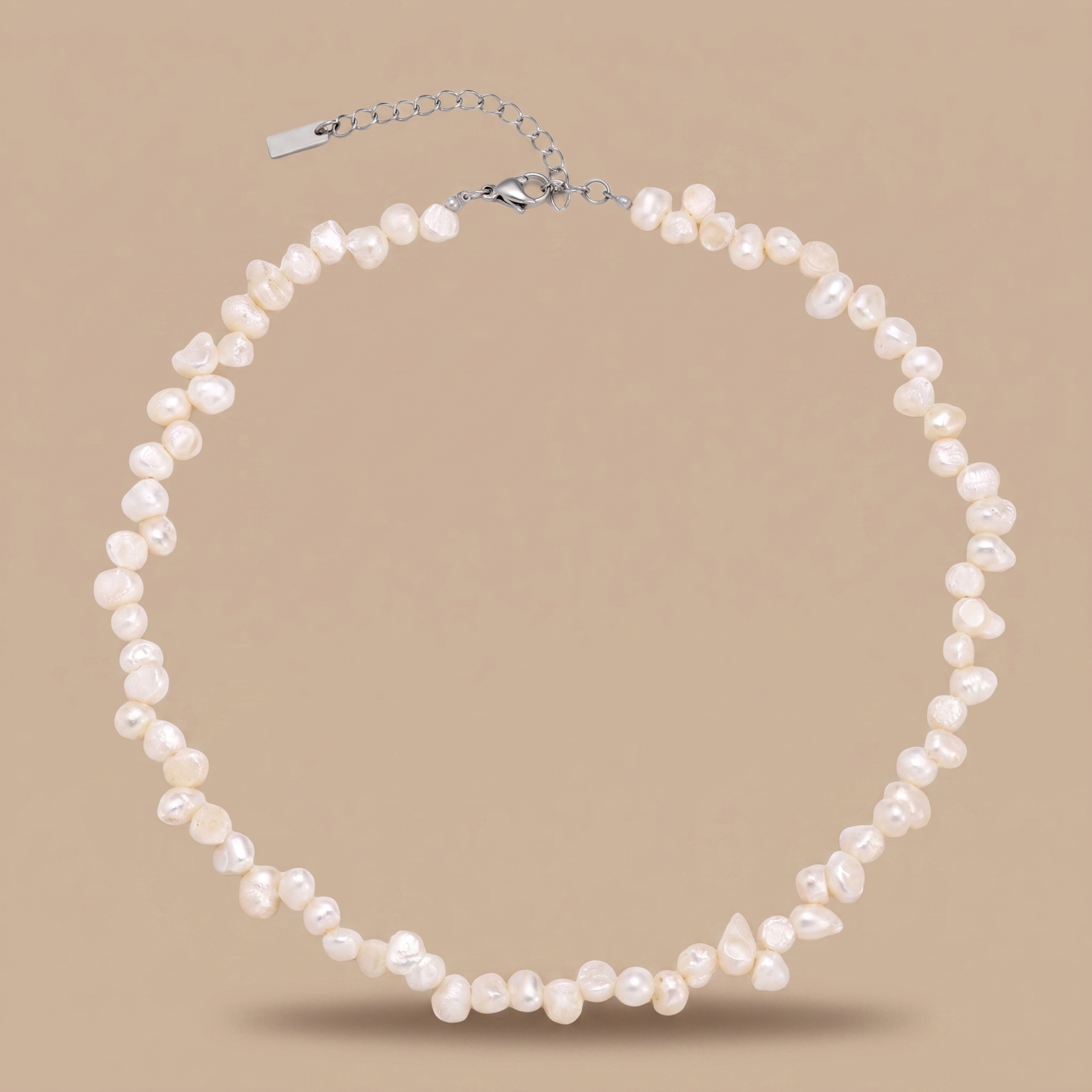 Asea Sunchaser Pearl Choker — Silver color