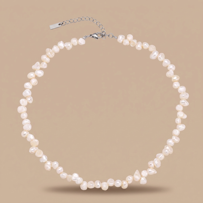 Asea Sunchaser Pearl Choker — Silver color