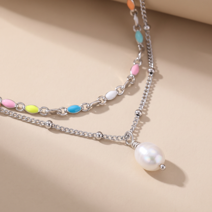 Asea Felicity Duo Set | Silver — close-up detail