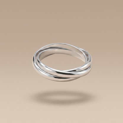 Asea Kindred Trio Ring — Silver color