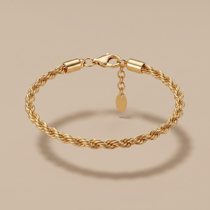 Asea Sagres Twisted Rope Bracelet — front view