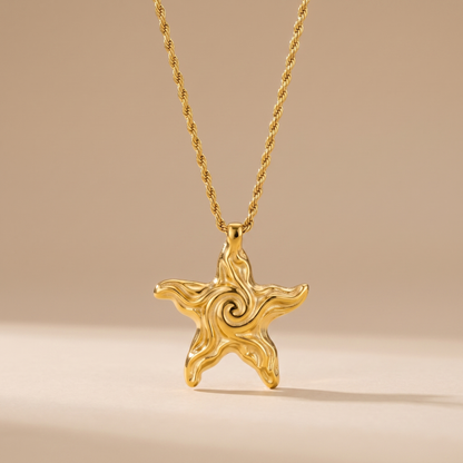 Asea Sea Star Pendant Necklace — front view