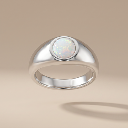 Asea Natural Opal Ring — Silver color