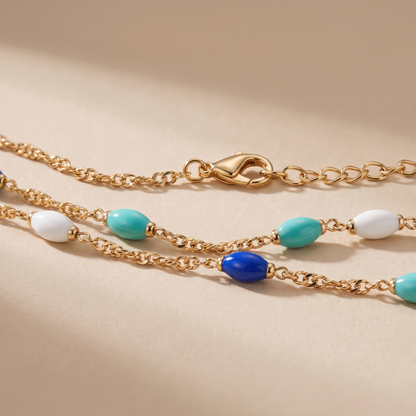 Asea Menorca Enamel Choker — close-up detail