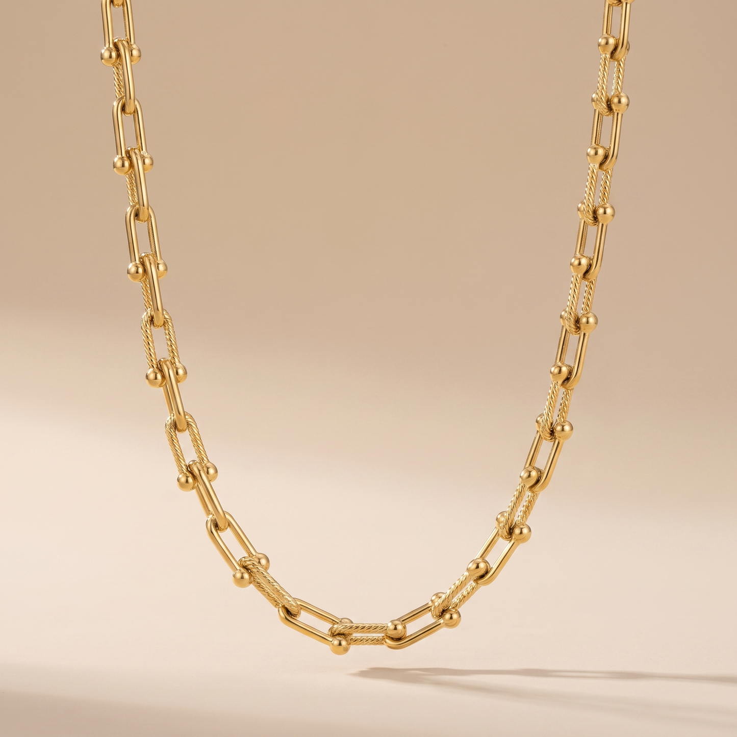 Asea Island Link Chain Choker — front view