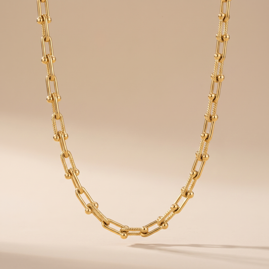 Asea Island Link Chain Choker — front view