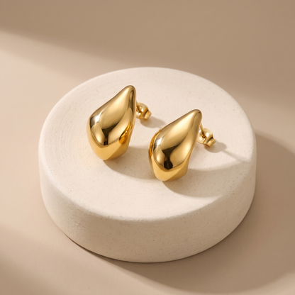 Asea Molten Drop Studs — angle