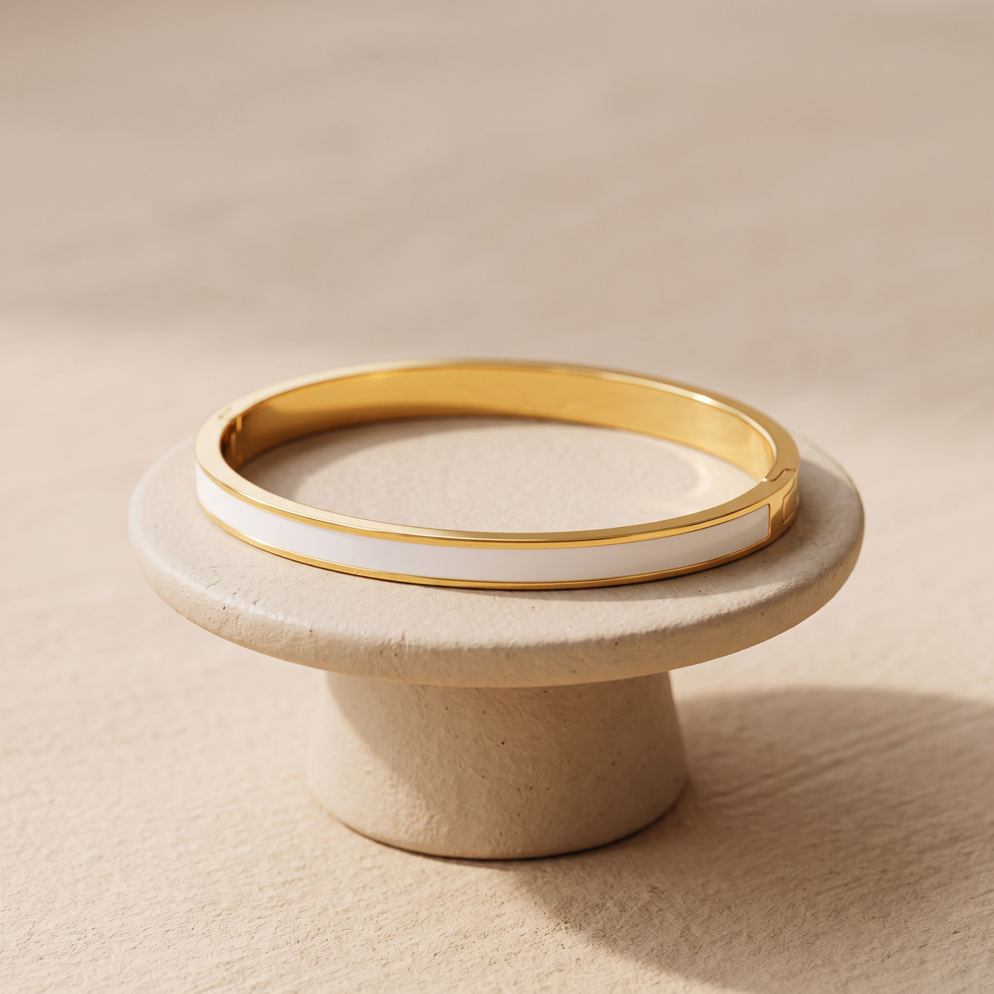 Asea Halo Enamel Bangle — angle
