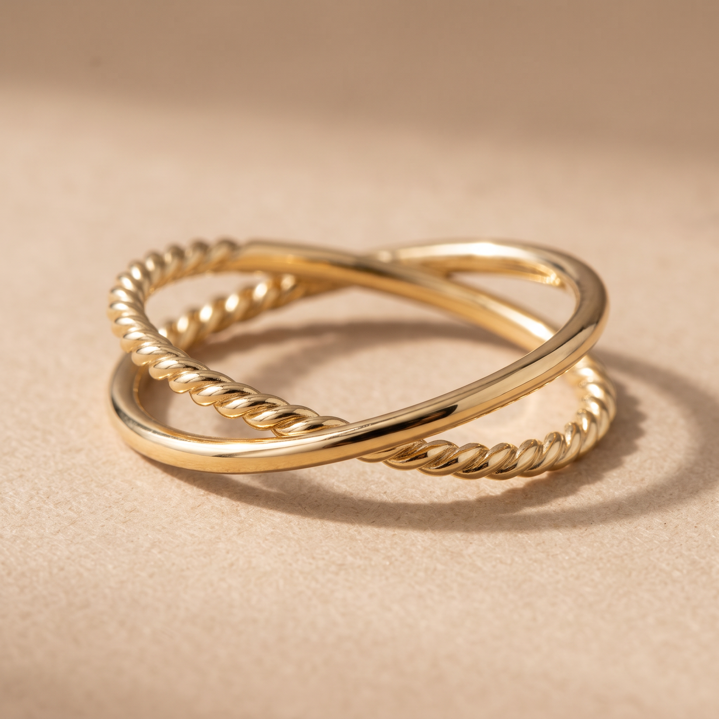 Asea Unity Interlaced Ring — close-up detail