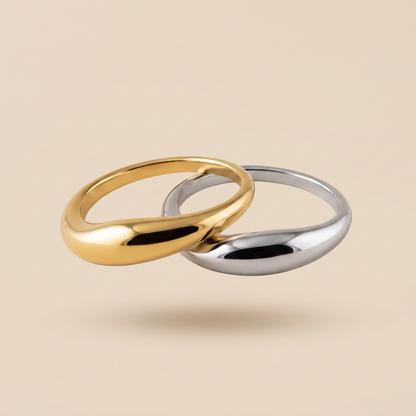 Asea Heads & Tails Ring Duo — front view