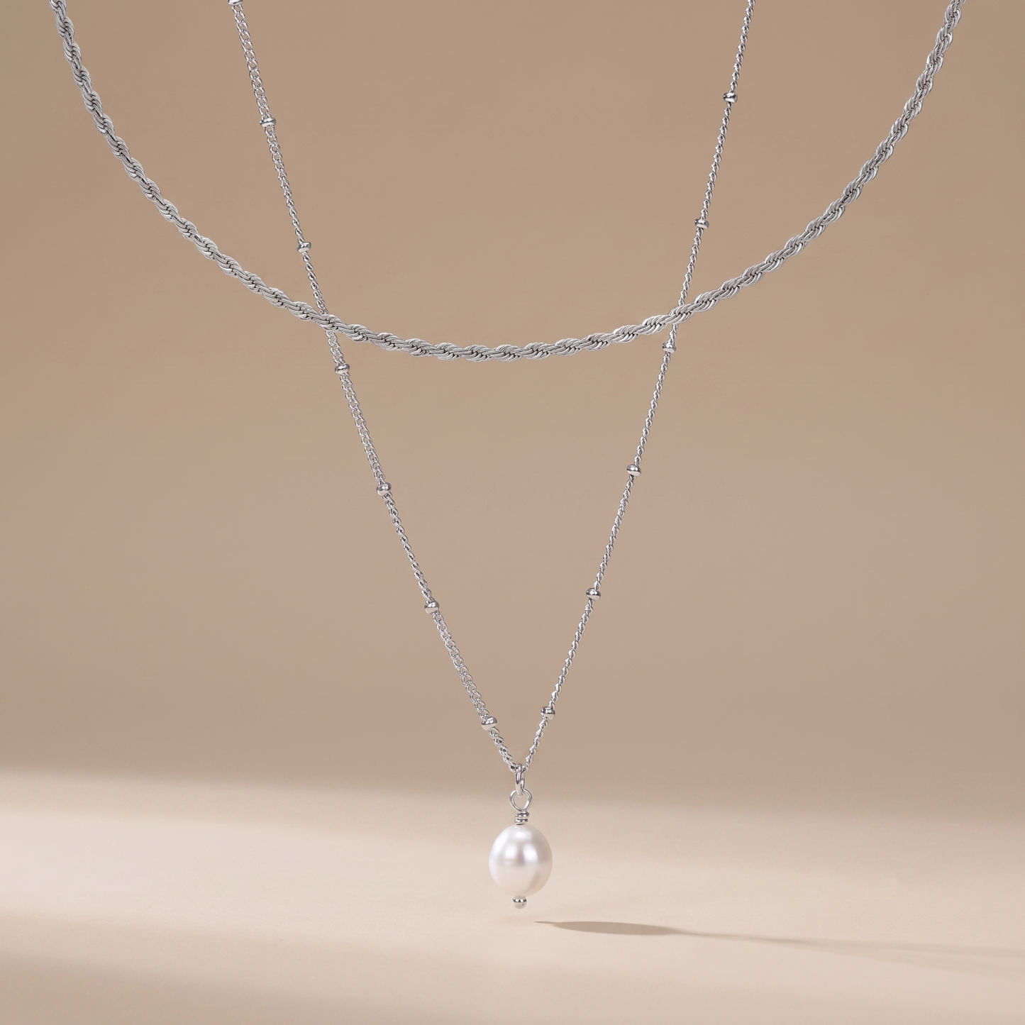 Asea Everyday Duo Set | Silver — front view