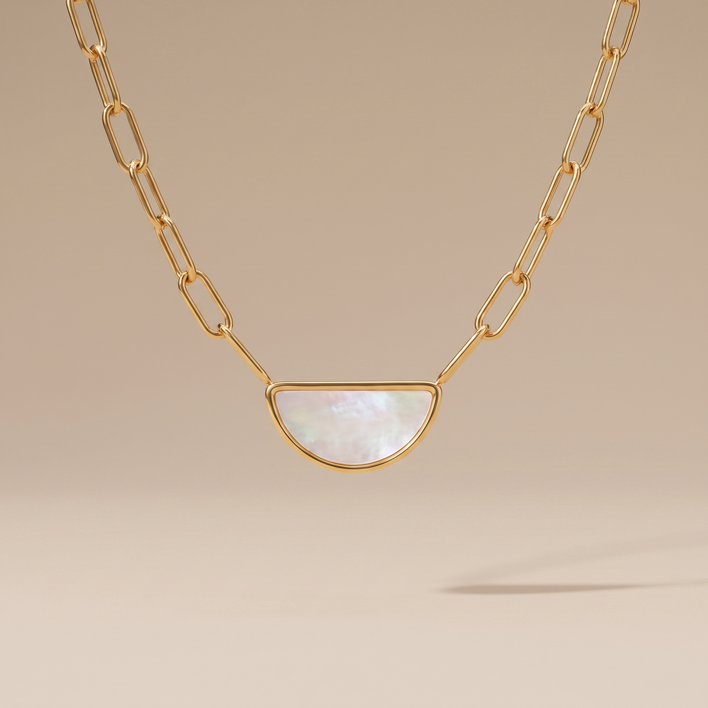 Asea Beacon Paperclip Choker — front view