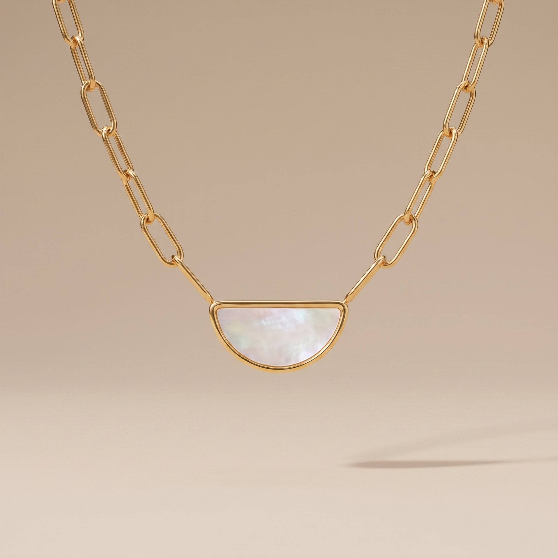 Asea Beacon Paperclip Choker — front view