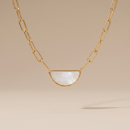 Asea Beacon Paperclip Choker — front view