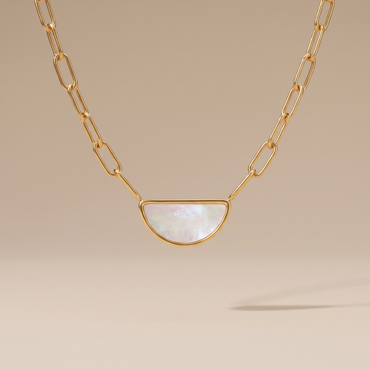 Asea Beacon Paperclip Choker — front view