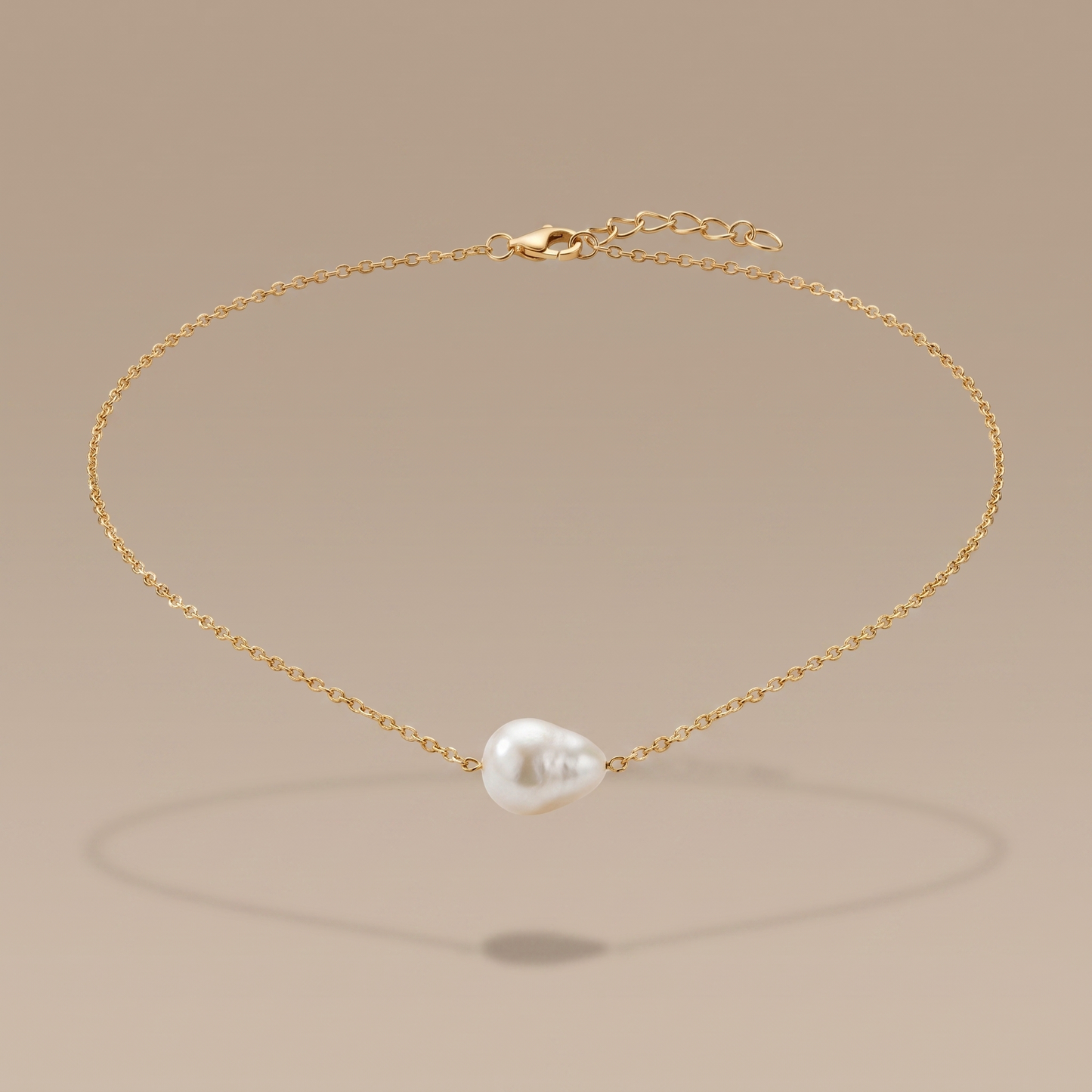 Asea Baroque Freshwater Pearl Choker — front view