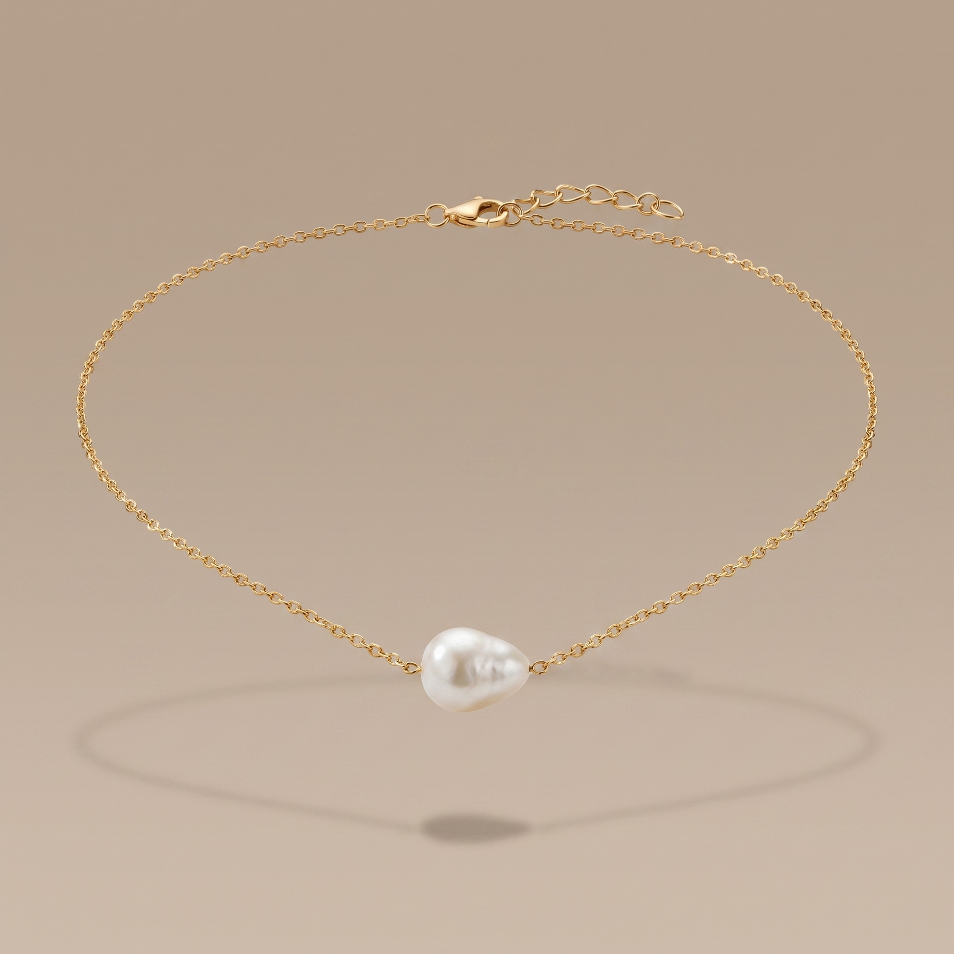 Asea Baroque Freshwater Pearl Choker — front view