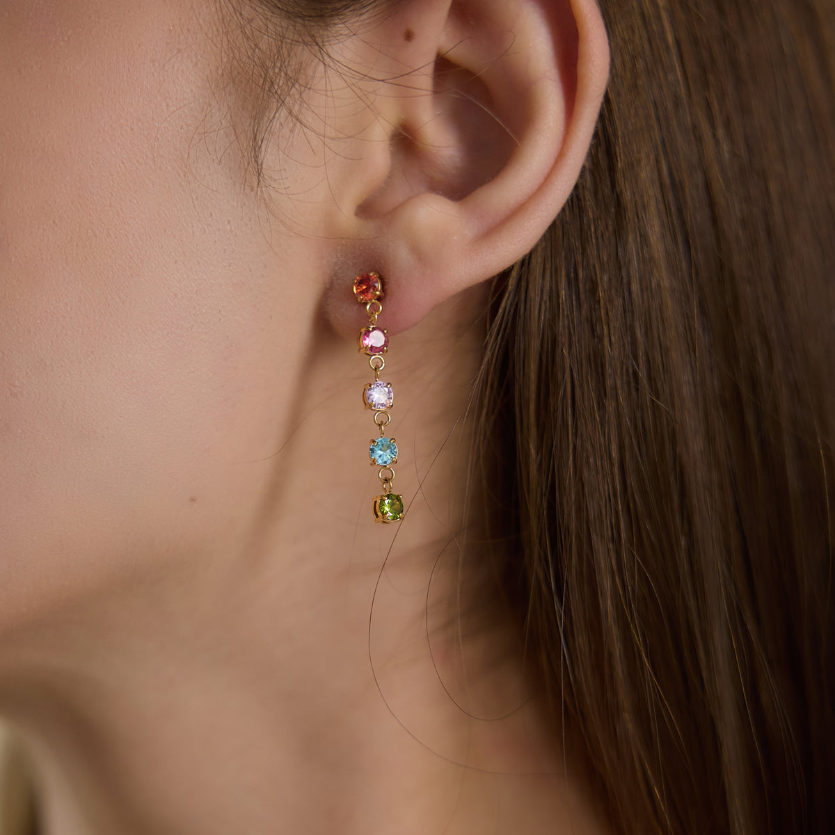Tideline Prism Cascade Earrings