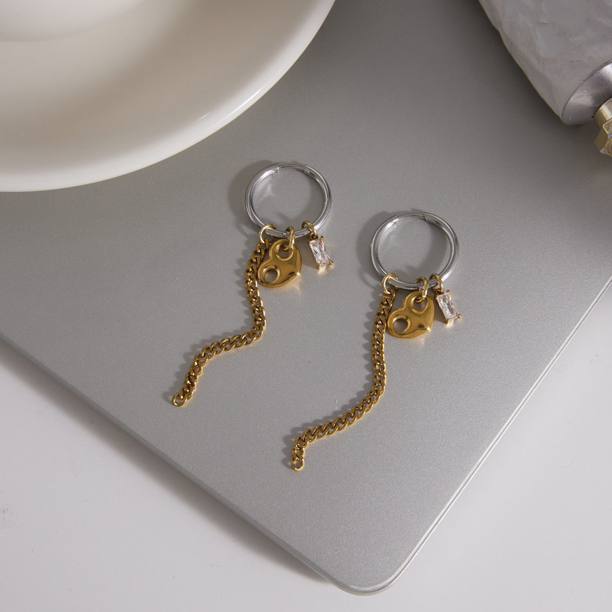 Marea Charm Fringe Earrings