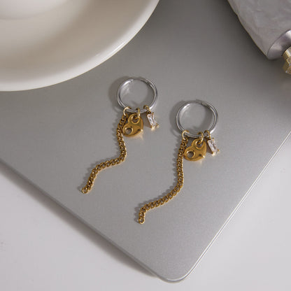 Marea Charm Fringe Earrings
