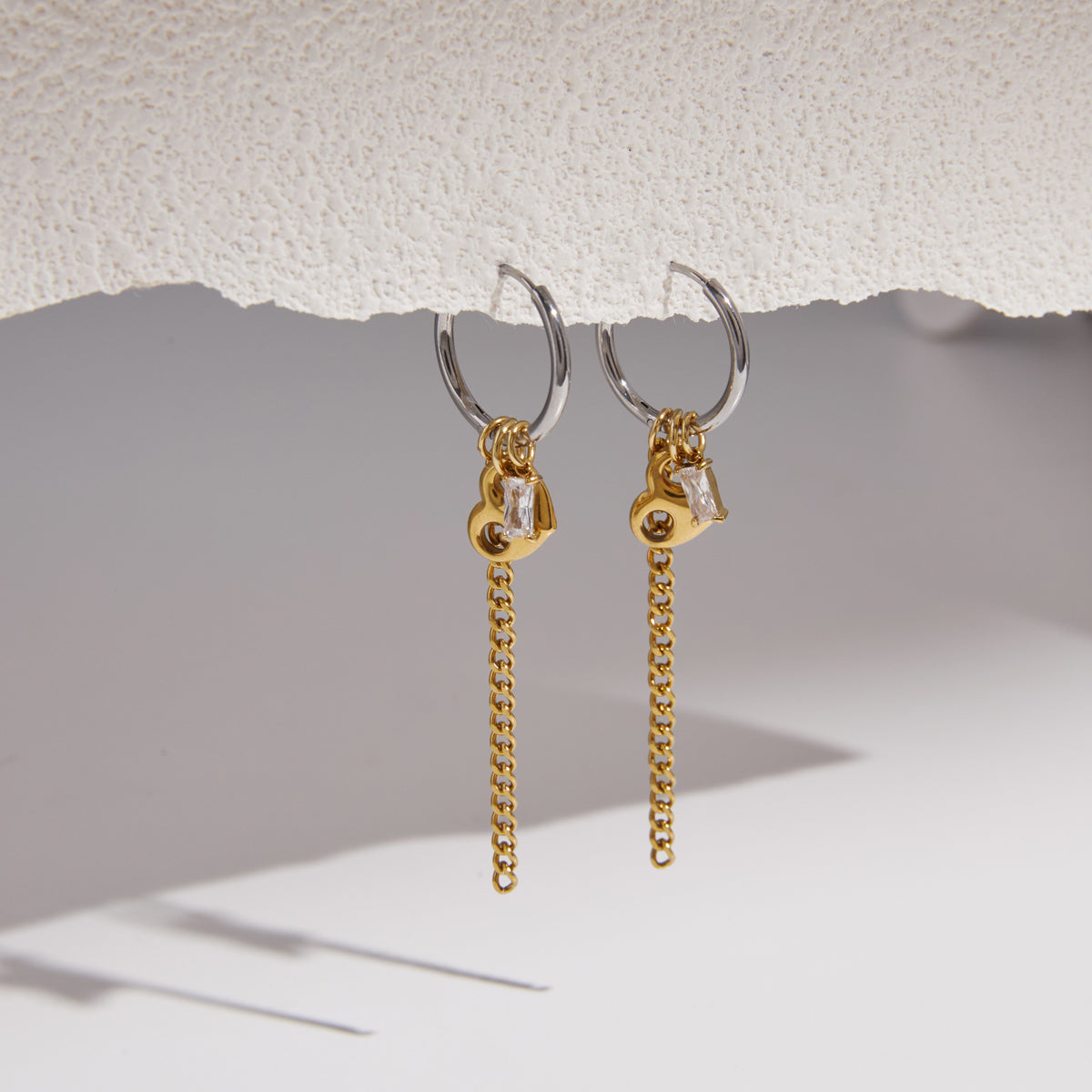 Marea Charm Fringe Earrings