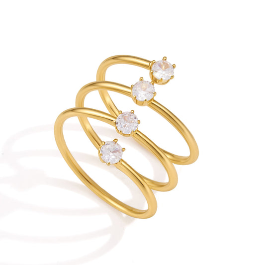 Marea Tiered Zirconia Ring