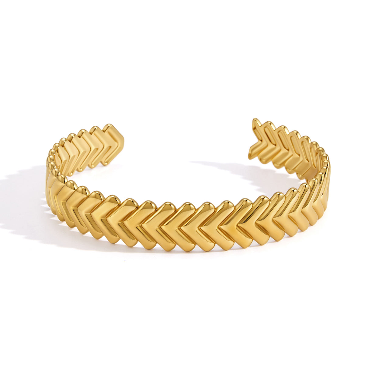 Marram Chevron Open Bracelet