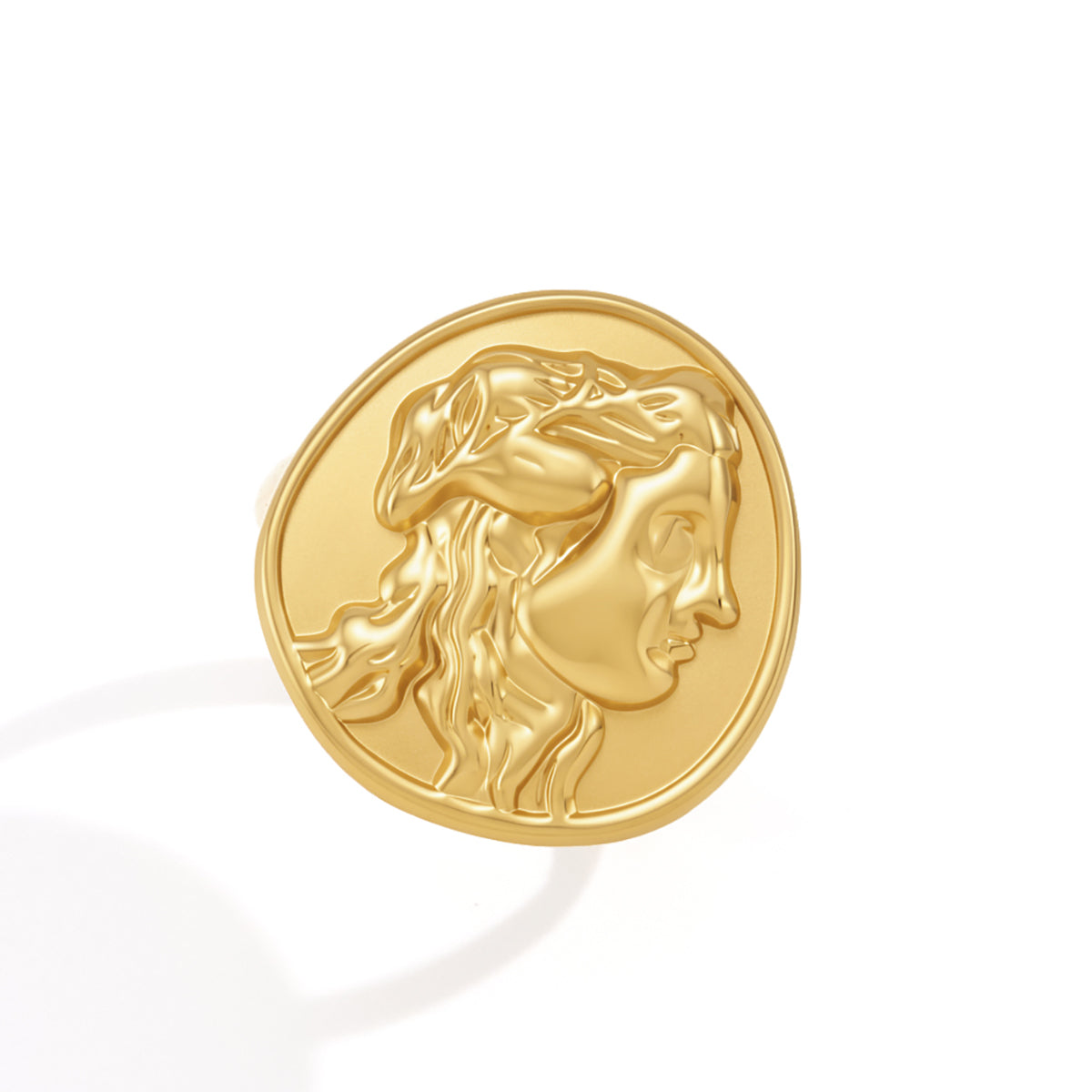 Corsica Cameo Medallion Ring