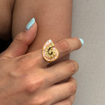 Tidepool Turtle Open Band Ring