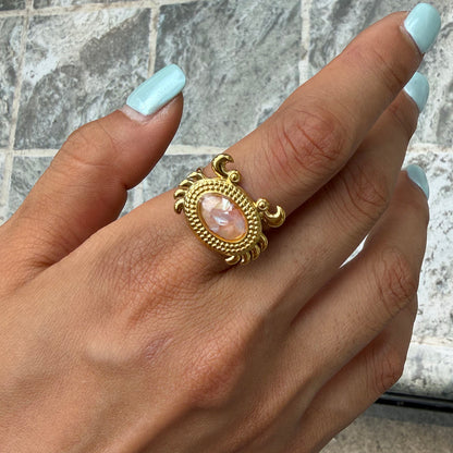 Tidepool Turtle Open Band Ring