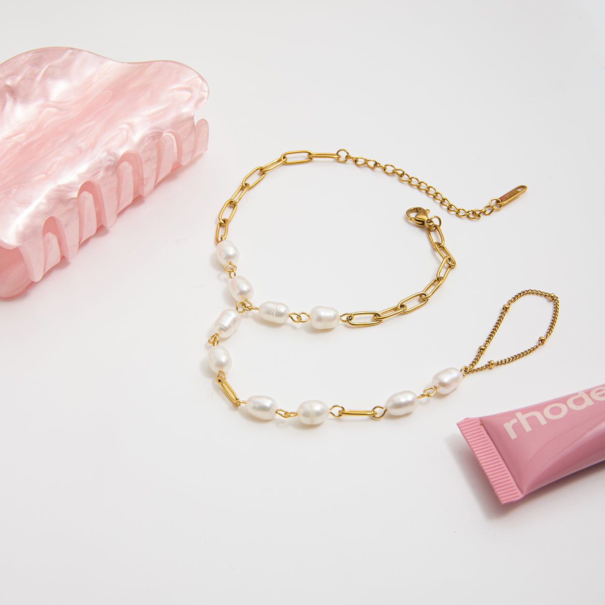 Marea Baroque Pearl Harness Bracelet