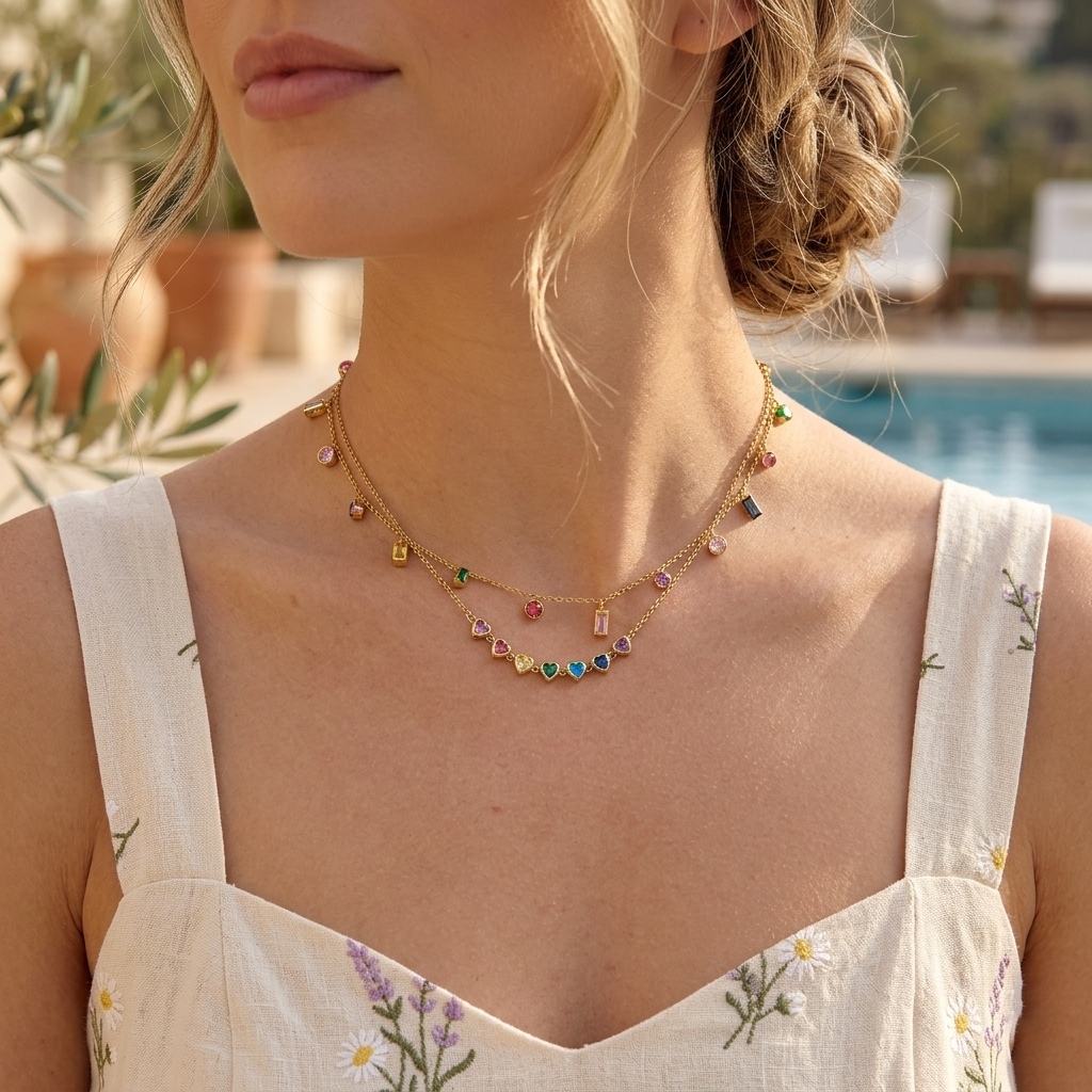 Caleta Sweetheart Riviera Necklace