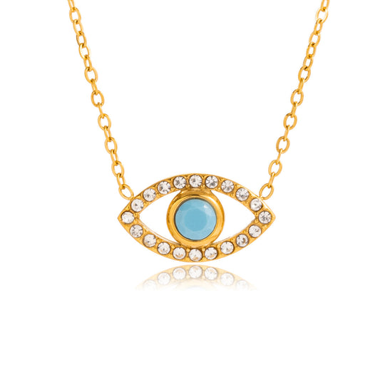 Marea Azure Amulet Necklace