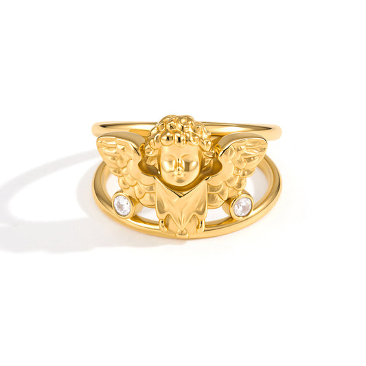 Riviera Winged Angel Split Ring