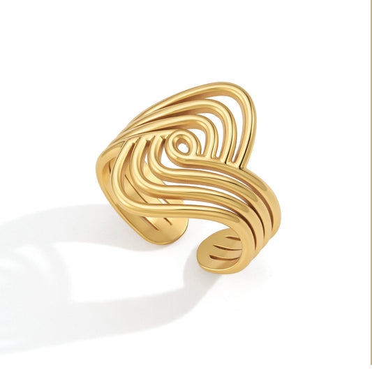 Mistral Swept Layered Ring