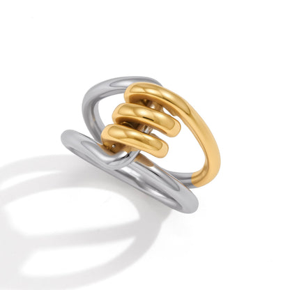Marea Entwined Two-Tone Ring
