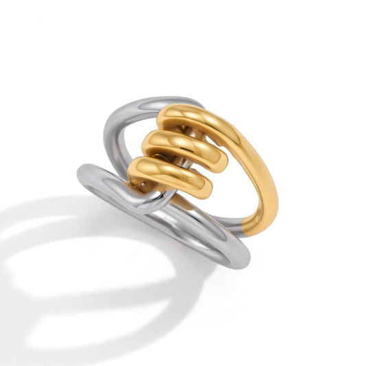 Marea Entwined Two-Tone Ring