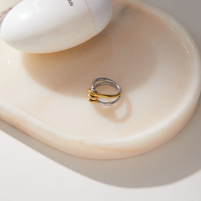 Marea Entwined Two-Tone Ring