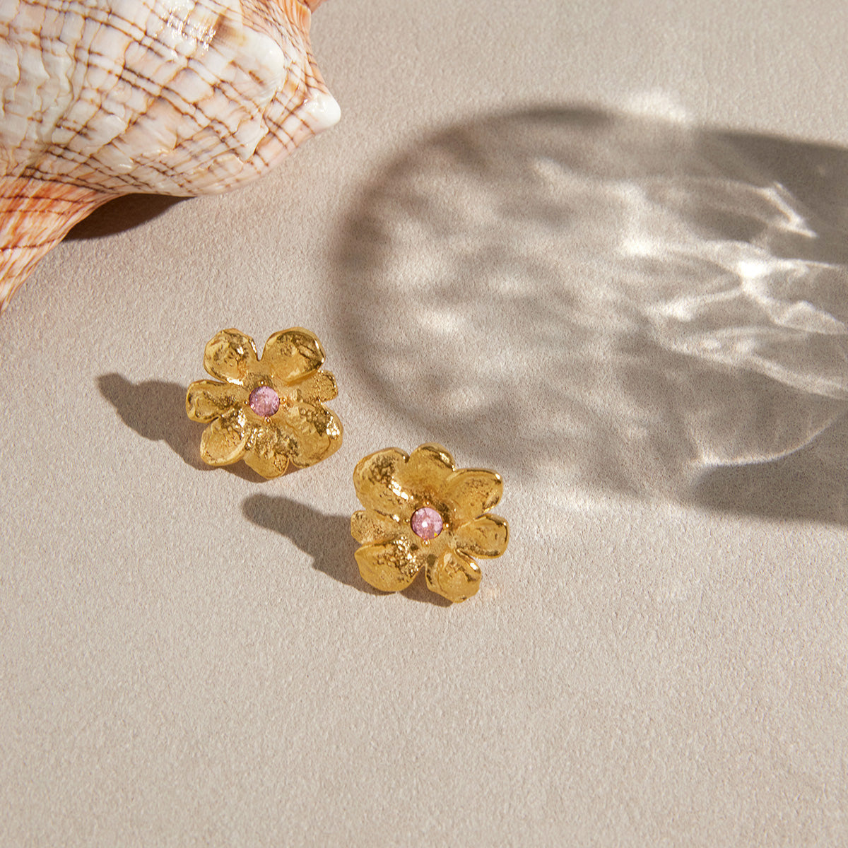 Alba Petal Post Earrings