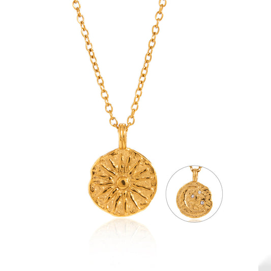 Halcyon Radiant Medallion Necklace