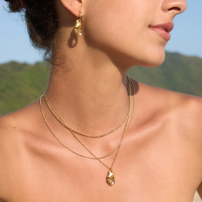 Rockpool Pincer Hoop Earrings