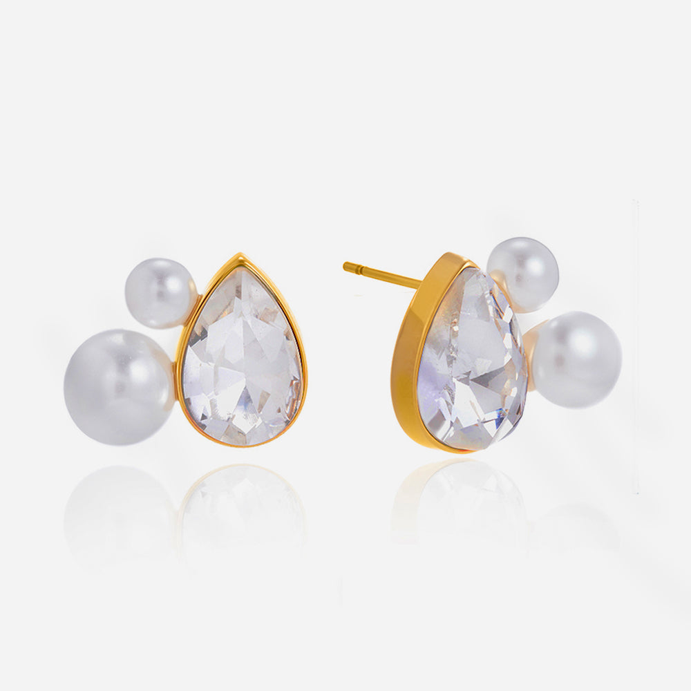 Salina Teardrop Cluster Earrings