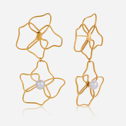 Marea Twin Flower Earrings