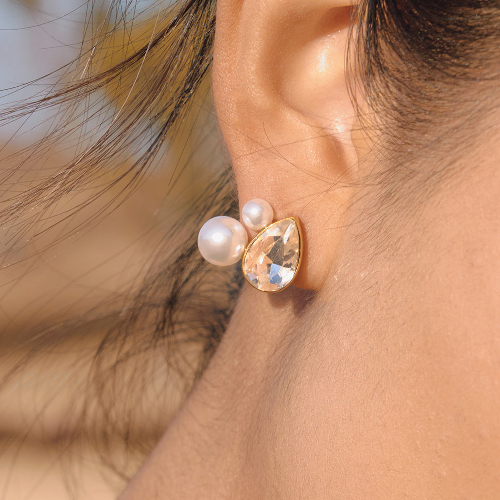 Salina Teardrop Cluster Earrings