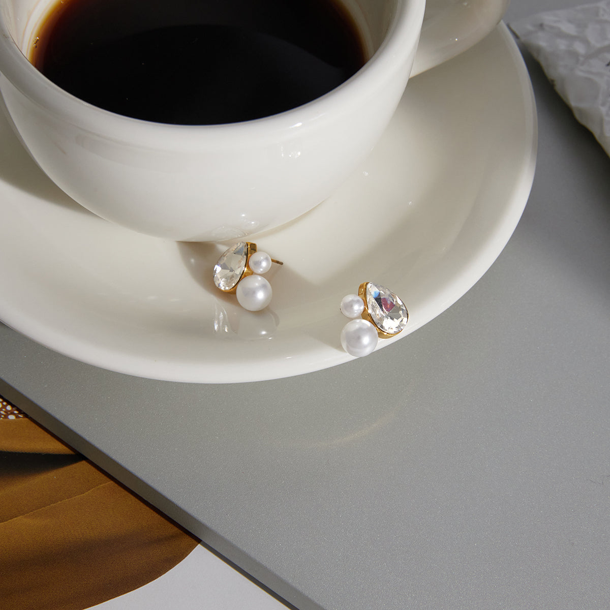 Salina Teardrop Cluster Earrings