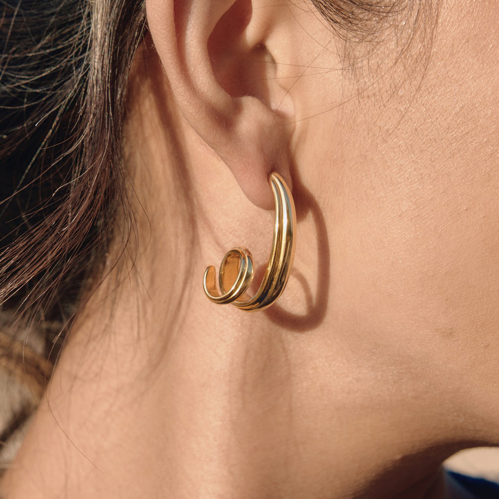 Marea Coiled Trio Earrings