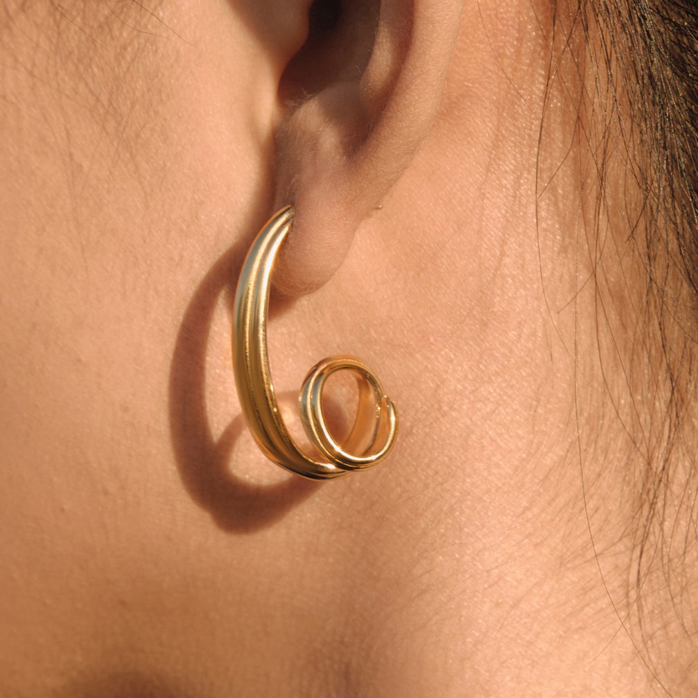 Marea Coiled Trio Earrings