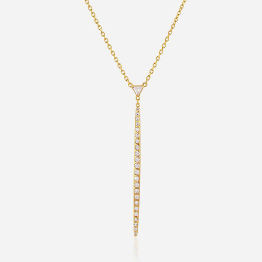 Cala Crystal Lariat Necklace